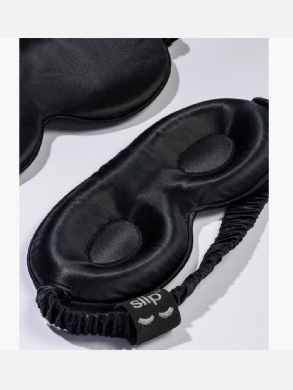 slip Black Lash-Protect Sleep Mask 100% silk. - Picture 6 of 9